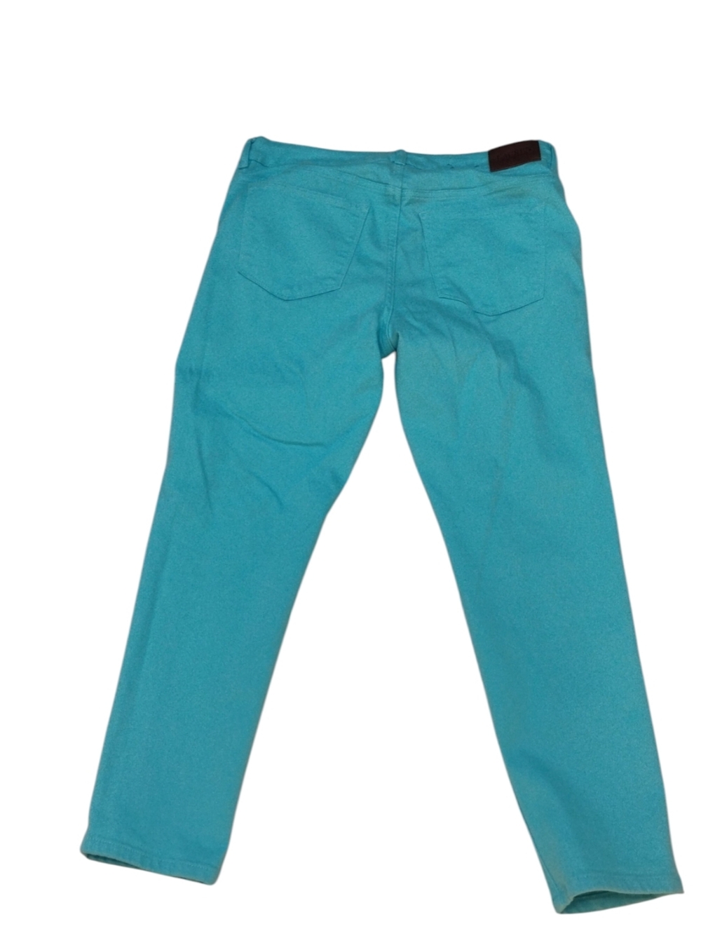 Lauren Ralph Lauren Aqua Premier Skinny Crop Jeans SZ 12 - Picture 2 of 5